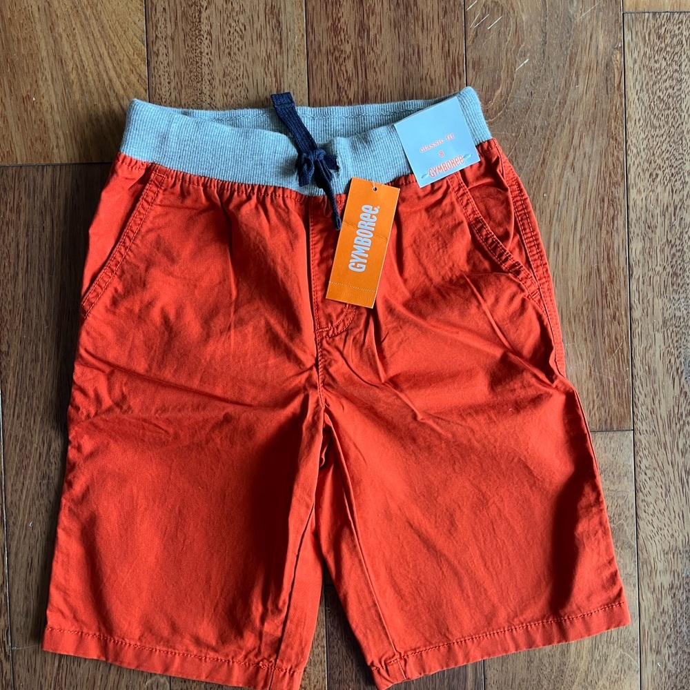 Gymboree Orange and Gray Athletic Shorts